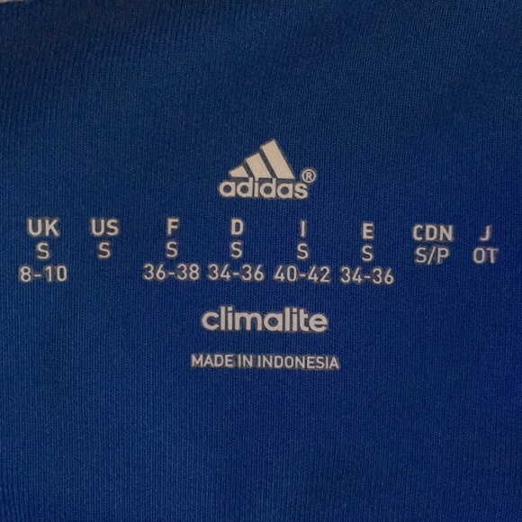 Adidas Blue & Hot Pink Climate Sports Bra -Small - Picture 4 of 4